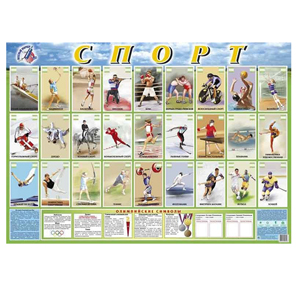 Плакат Спорт (Маленький Гений-Пресс)  